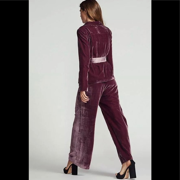 $450 Free People Perfect Illusion Velvet Suit 8 - Picture 3 of 14